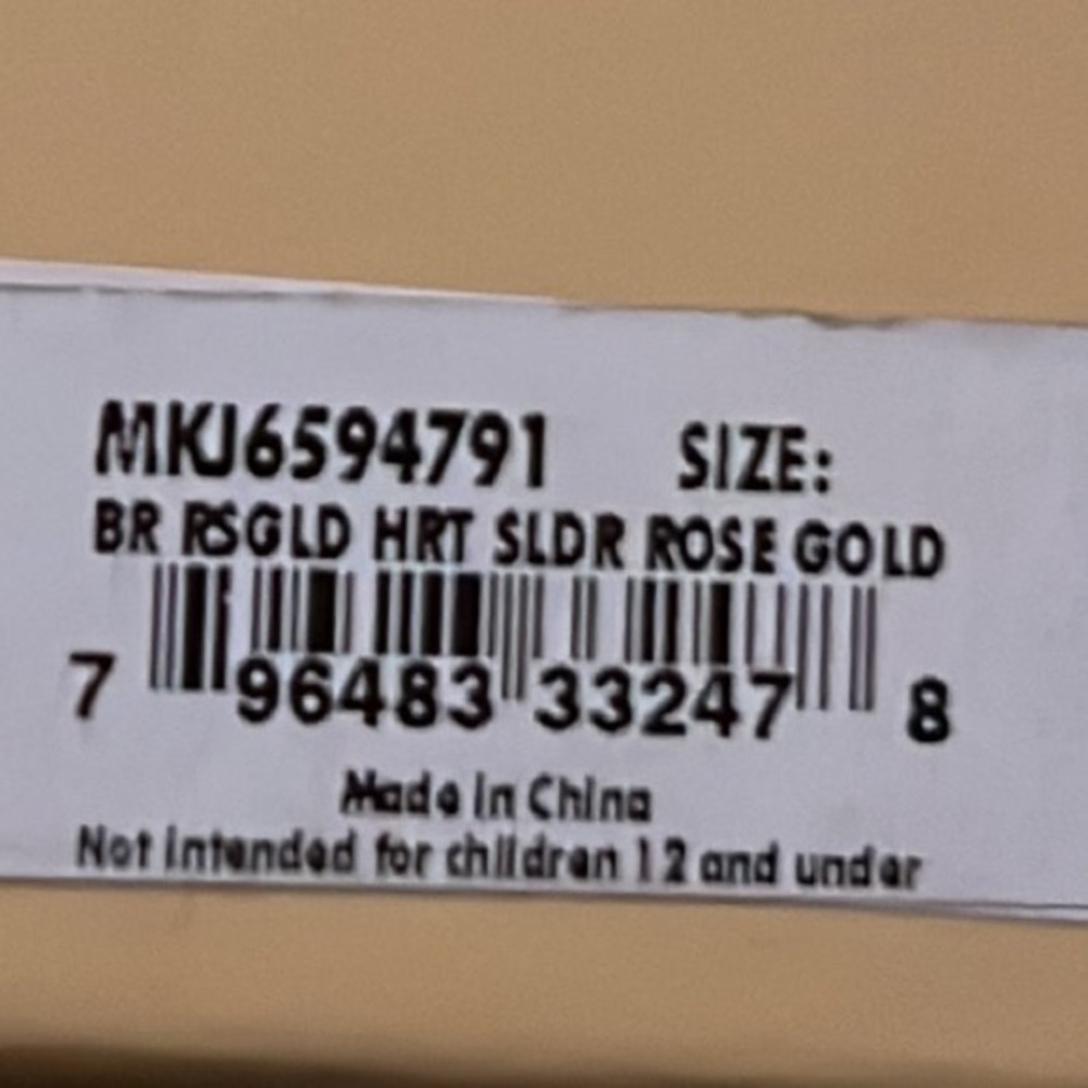 New Michael Kors Rose Gold Heart Polished Bracelet MKJ6594791 New in box - Picture 9 of 9